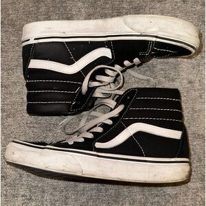 Black Vans Skate Sk8-Hi Shoe